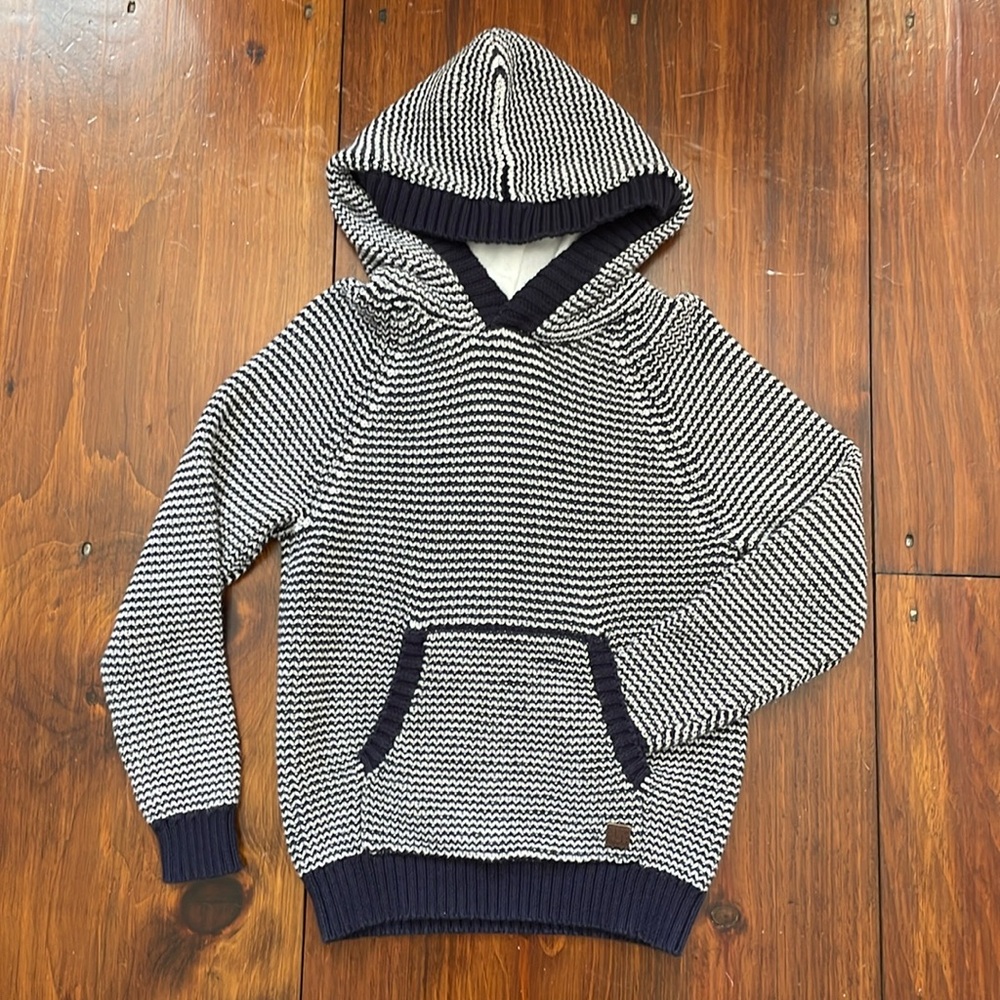 Janie and Jack Cotton Hoodie Sweater
